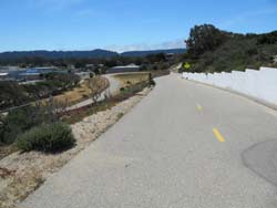 Last downhill stretch before Monterey.